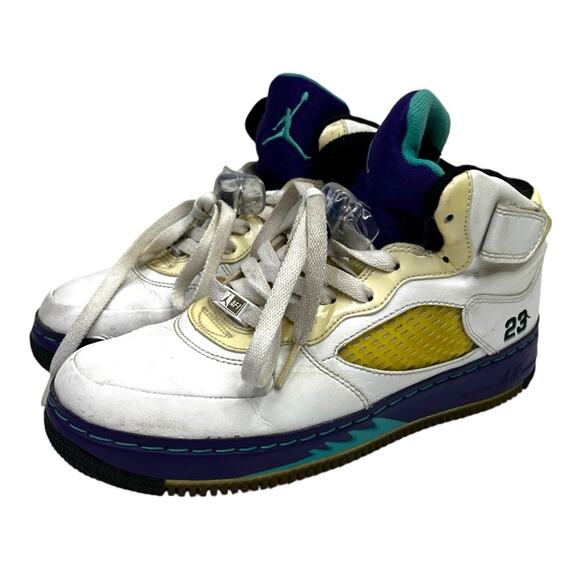 Nike Kids Air Jordan Fusion 5 sneakers grape white - 6Y